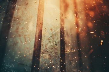 old film strip in grunge style