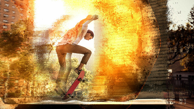 Grunge Light Leak Transitions