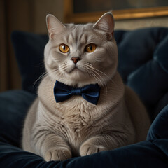 Beautiful cat image. Generative Ai