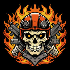 skull-head--harley-davidson-style--biker-logo-styl 