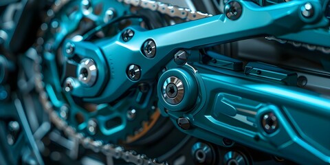 A Teal Close-Up. Concept Teal, Close-Up, Photography, Details, Vibrant