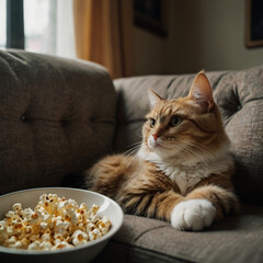 Beautiful cat image. Generative Ai