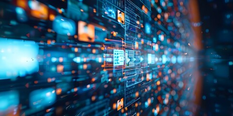 Businesses use digital images for collaborative communication with various agencies. Concept Digital Collaboration, Business Communication, Image Sharing, Agency Partnerships