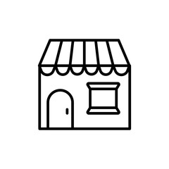 Shopping Store Icon Ideal for E-commerce and Retail