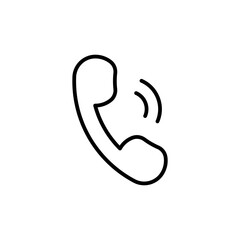 Telephone Icon Perfect for Communication and Customer Support