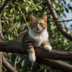 Beautiful cat image. Generative Ai