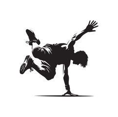 PARKOUR SPORTS player VECTOR Illustration 