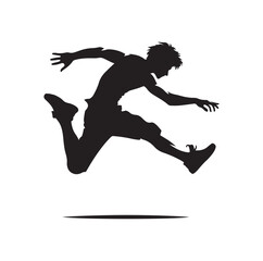 PARKOUR SPORTS player VECTOR Illustration 