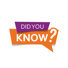 vector did you know modern style design
