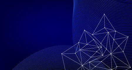 Technology innovation background. Abstract geometric, information-technology, digital-technology. For cover, poster, banner. Vector illustration EPS10