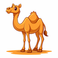 Cute Camel Vector with Wildlife Theme