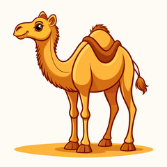 Cute Camel Vector Illustration for Children