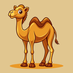 Camel Cartoon Vector for Children�s Books