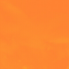 Abstract yellow halftone design orange background