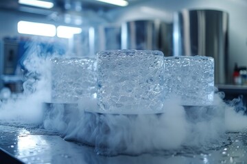 Laboratory Experiment With Frozen Glassware and Dry Ice Smoke