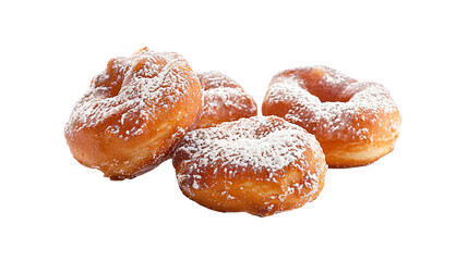 Indulge in the sweet delight of traditional Italian zeppole, a delicious fried pastry dusted with powdered sugar, perfect for breakfast, dessert, or a festive treat. 