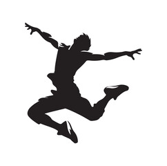 PARKOUR SPORTS player VECTOR Illustration 