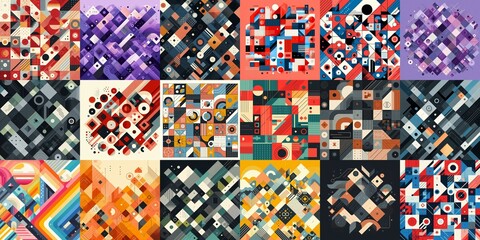 Fototapeta premium Modern abstract backgrounds. AI generated illustration