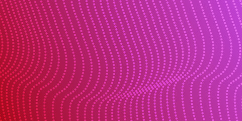 Halftone wavy gradient background with modern dots vector abstract background cartoon retro clear template for banner or comic book design