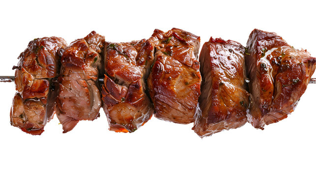 Tasty grilled buffalo skewers