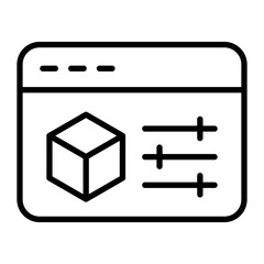 Cad Line Icon