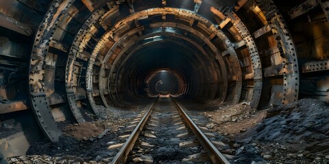 Challenges Faced by Workers in Harsh Underground Coal Mining Conditions. Concept Health and Safety Regulations, Lack of Ventilation, Heavy Machinery Usage, Mental Health Concerns