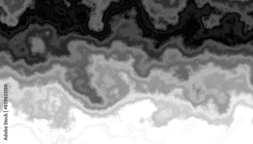 Aufkleber Black smoke steam isolated transparent background. Fog and mist effect for text or space. Overlay with transparent background