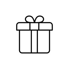 Gift Box Icon Ideal for Presents and Celebrations