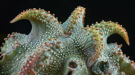 Obraz premium Wild cucumber with lobed echinocystis