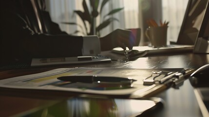 Obraz premium involves a manager or senior CFO developing or confirming the companys revenue and spending projection Corporate finance and strategy The notion of an annual budget and financial plann : Generative AI