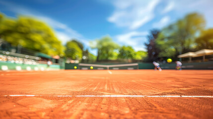 Tennis  game blur background