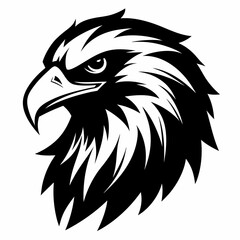 eagle head vector illustration