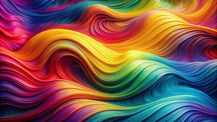 Vibrant Abstract Color Waves Perfect for Digital Art Projects