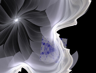 Obraz premium Imaginatory fractal abstract background Image