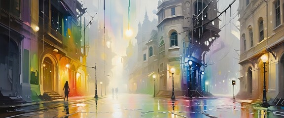 night city street
