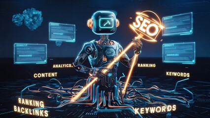 importance of SEO and AI, Link building and backlinks and keyword search
