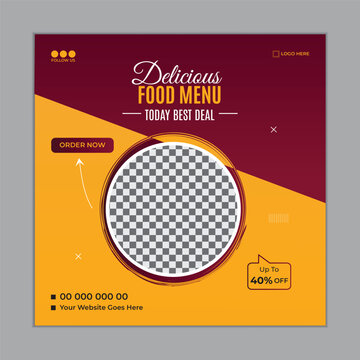 Food Social Media Design