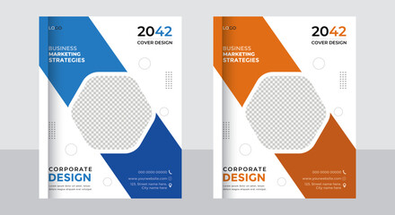 Creative and professional business book cover design with innovative idea.