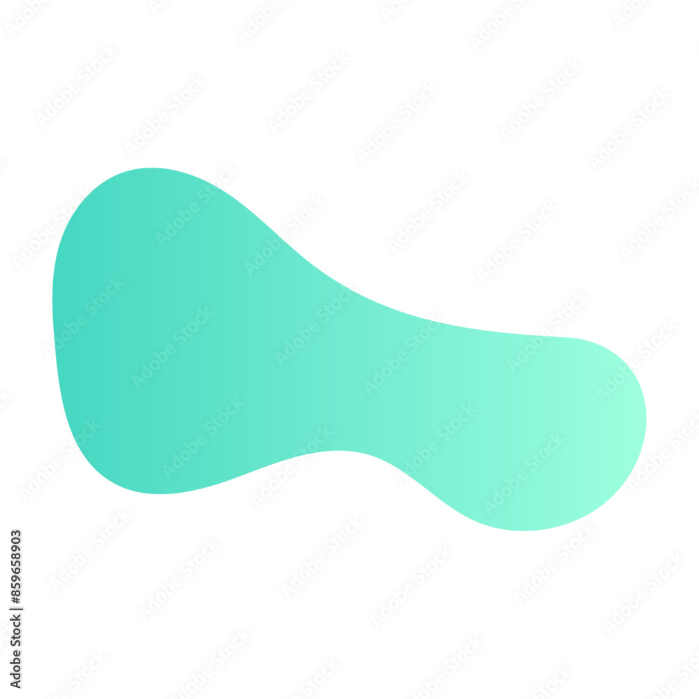 Canvas Prints abstract blob with wavy and irregular shape. organic figure amoeba with fluid form. flat vector illu
