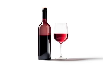 Graphics presenting a bottle of wine