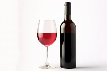 Graphics presenting a bottle of wine