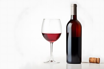 Graphics presenting a bottle of wine