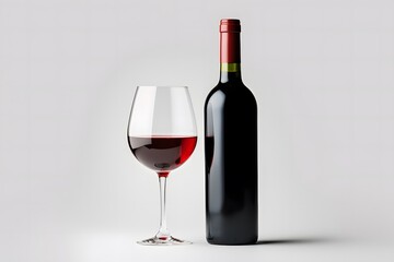 Graphics presenting a bottle of wine