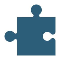 Obraz premium Jigsaw puzzle template pieces, pattern for game backgrounds. Flat vector illustration isolated on white background.