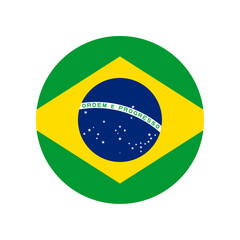 Round Brazil flag icon © ValGraphic
