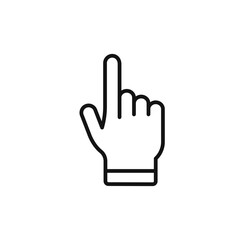 Pointing Cursor Icon Ideal for Navigation and User Interfaces