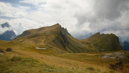Obraz premium View of the Cernera Valley
