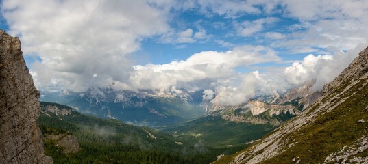 Lookout Over the Tre Croci Valley