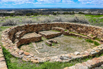 Ruins of Atsinna Pueblo.