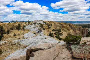 Obraz premium View from Headliner Trail at El Morro National Monument.